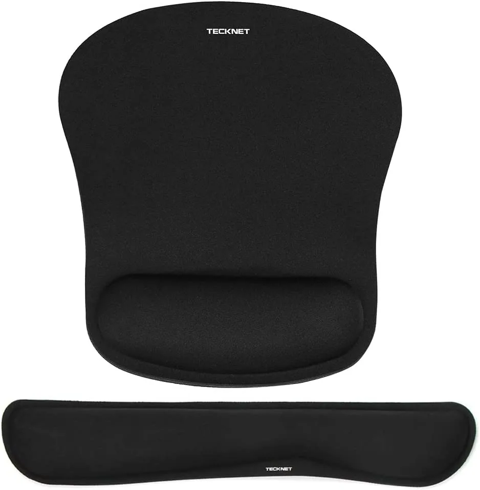 Alfombrilla Ratón y Teclado con Apoyo Ergonómico TECKNET