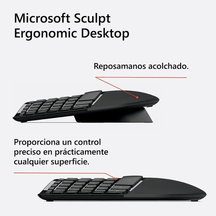 Microsoft Sculpt Ergonomic - teclado ergonómico (1)